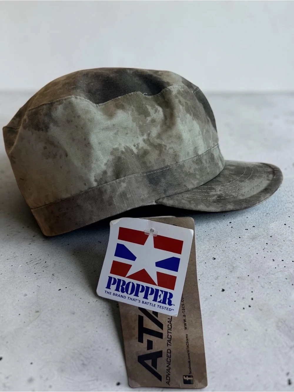 Propper A-TACS Camo Patrol Cap XL Tactical Military Concealment NWT